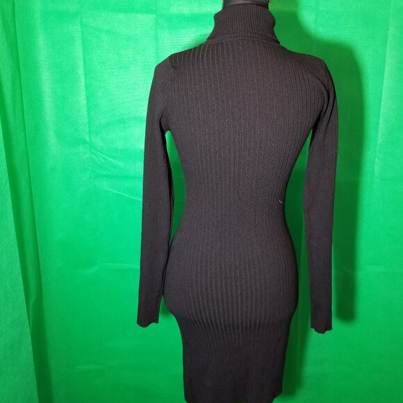 Better Be Women’s Medium Black Sweater Dress Citywear Business Party Warm - Picture 3 of 7